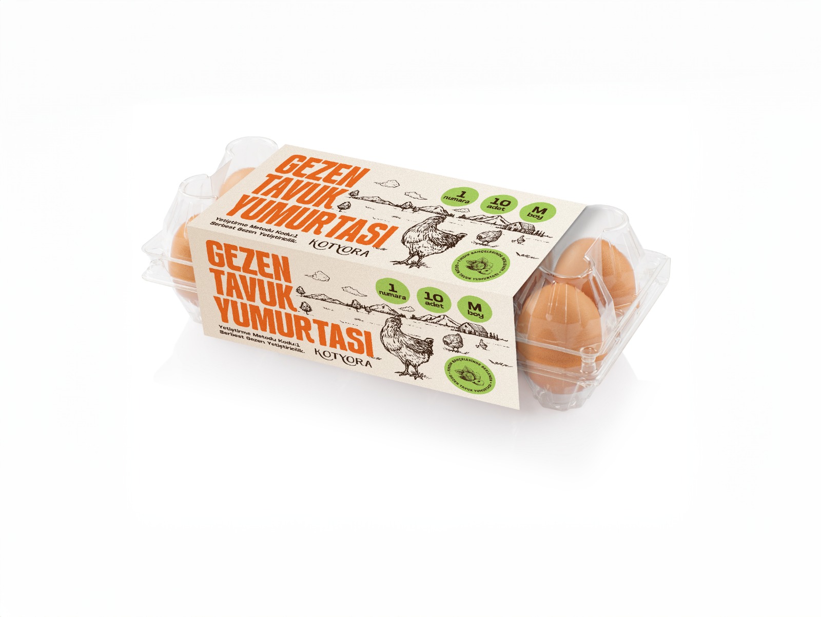 Gezen Tavuk Yumurtası 10 Adet